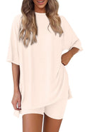 New Loose Fashion Solid Color Casual Two-piece Suit
